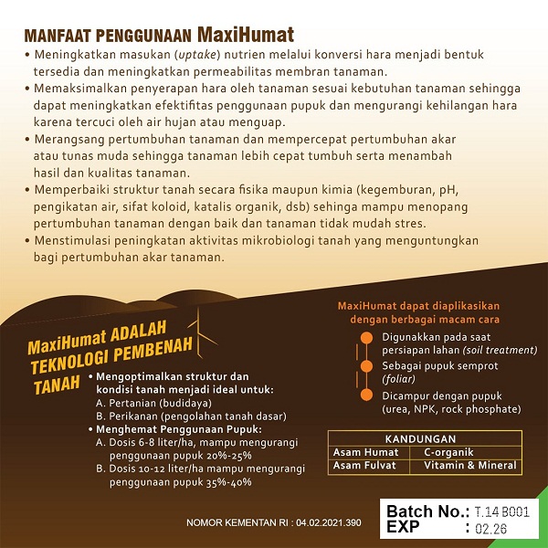 tanaman yang mengandung asam humat